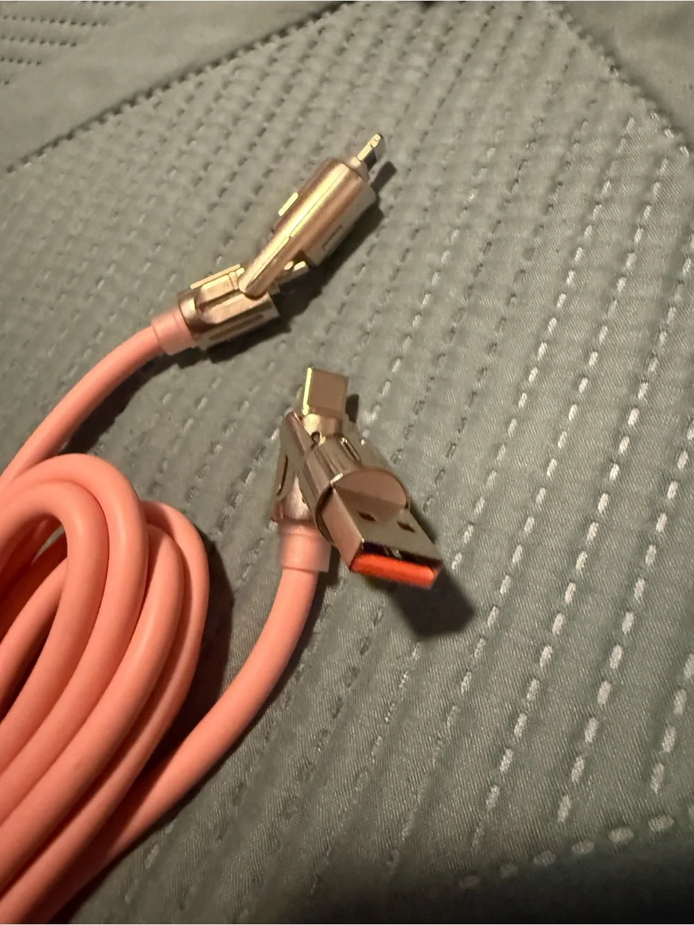 4-in-1 multi-charging cable With Storage Case